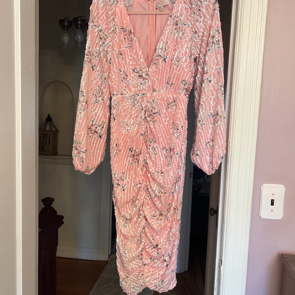 Boohoo Special Occassion Puff Sleeve Dress